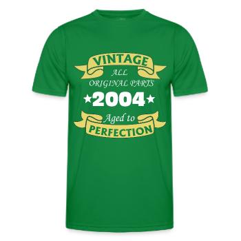 Jahrgang 2004 20 Jahre zur Perfektion gereift - Männer Funktions-T-Shirt - Kelly Green - Vorne - AI Model Male 178 dark (178cm)