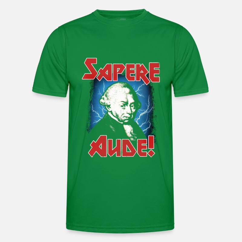 SAPERE AUDE IMMANUEL KANT ROCKS PHILOSOPHER GIFT Men's Functional T-Shirt