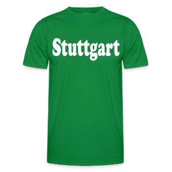 Stuttgart - Men's Functional T-Shirt - kelly green - Front - AI Model Male 178 dark (178cm)