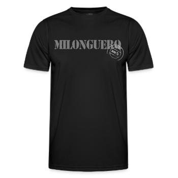 Milonguero - Männer Funktions-T-Shirt - Schwarz - Vorne - AI Model Male 178 dark (178cm)