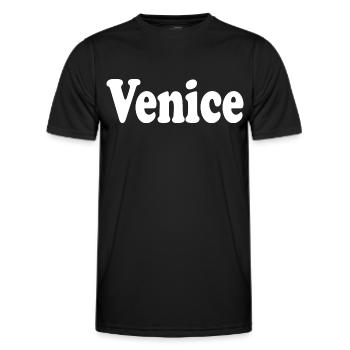 Venise - T-shirt sport Homme - noir - Devant - AI Model Male 178 dark (178cm)