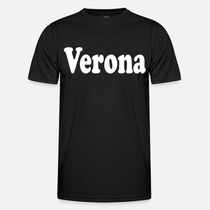 verona - Männer Funktions-T-Shirt - Schwarz