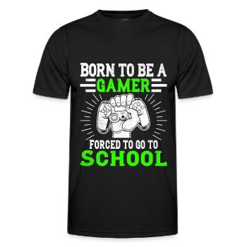 Gaming - Gamer- Computerspiele - videospiele - Männer Funktions-T-Shirt - Schwarz - Vorne - AI Model Male 178 dark (178cm)