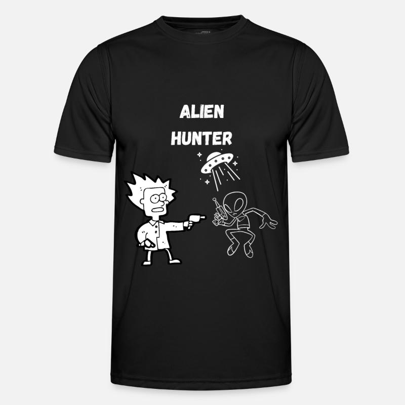 Alien Hunter 2.0 - Men's Functional T-Shirt - black