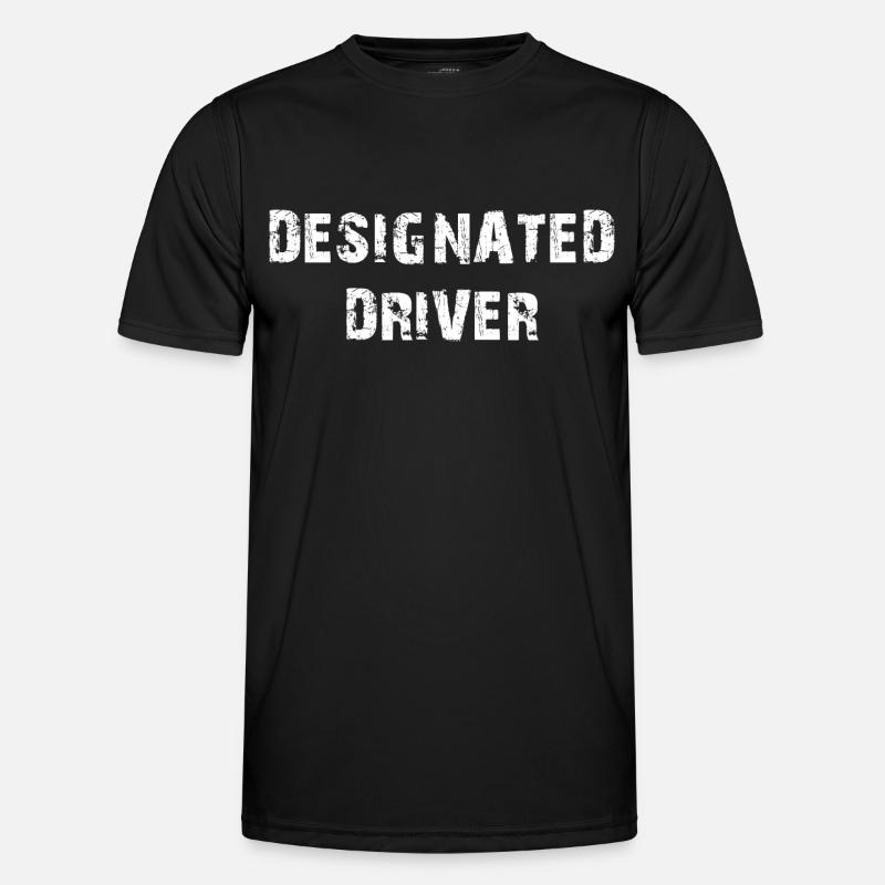 Designated Driver - Männer Funktions-T-Shirt - Schwarz