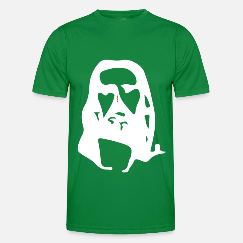 jesus optical illusion Men's Functional T-Shirt