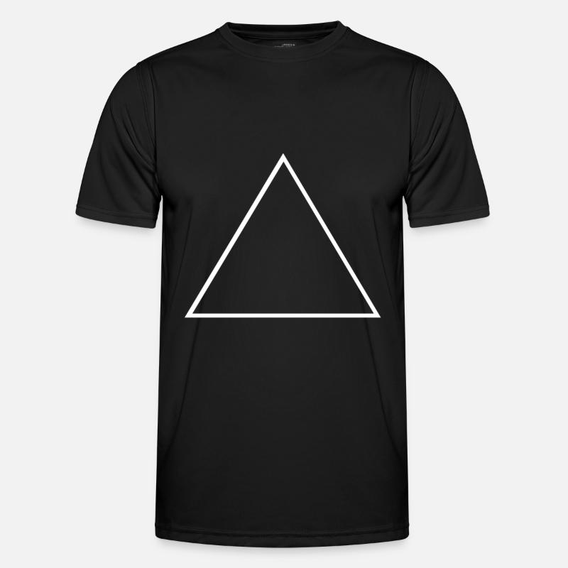 Triangles - Men's Functional T-Shirt - black