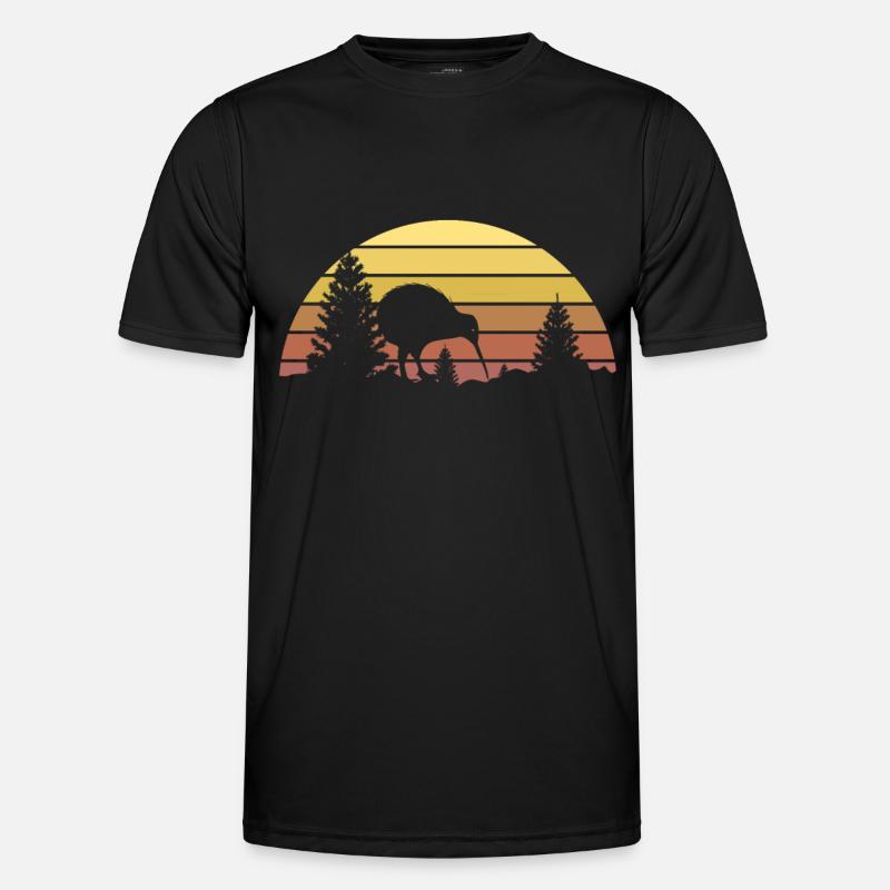 Kiwi Vogel Männer Funktions-T-Shirt