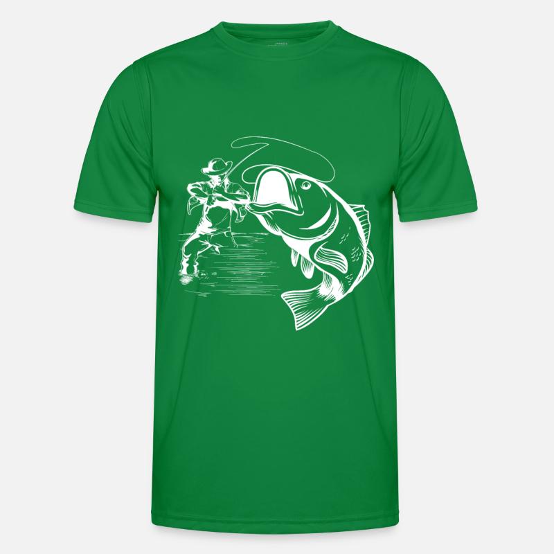 pêche T-shirt sport Homme