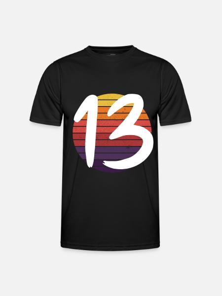 13 Birthday - Men's Functional T-Shirt - black