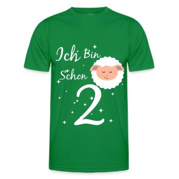 2 years - Men's Functional T-Shirt - kelly green - Front - AI Model Male 178 dark (178cm)