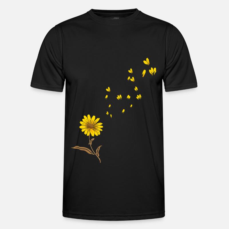 Sonnenblume Männer Funktions-T-Shirt