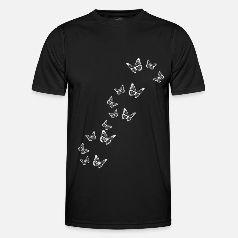 butterfly - Men's Functional T-Shirt - black