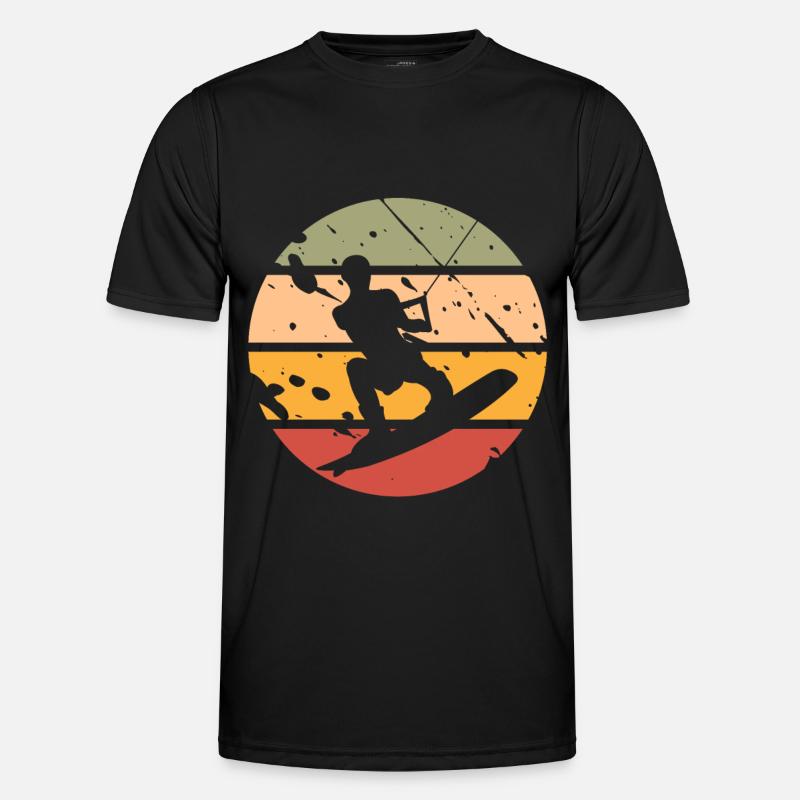 Wakeboard Wakeboarder - Männer Funktions-T-Shirt - Schwarz