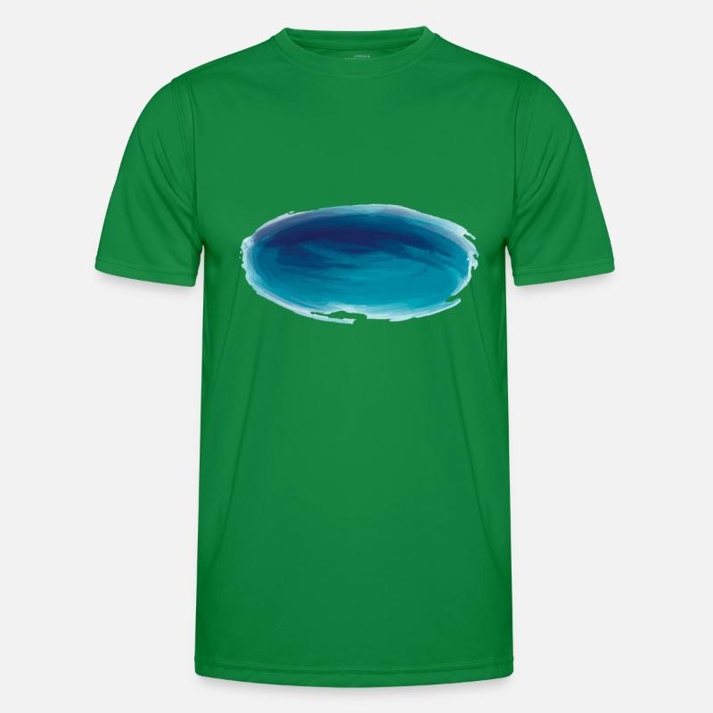 Aquarelle rectrée T-shirt sport Homme