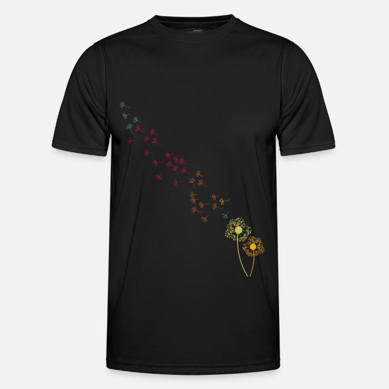 Pusteblume Löwenzahn Männer Funktions-T-Shirt
