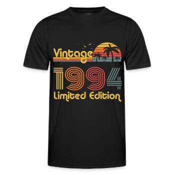 1994 Année de naissance - T-shirt sport Homme - noir - Devant - AI Model Male 178 dark (178cm)