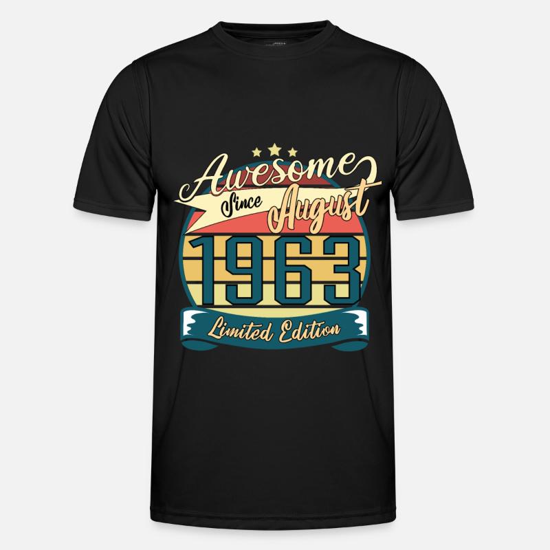 August 1963 Retro Gechenkidee Männer Funktions-T-Shirt
