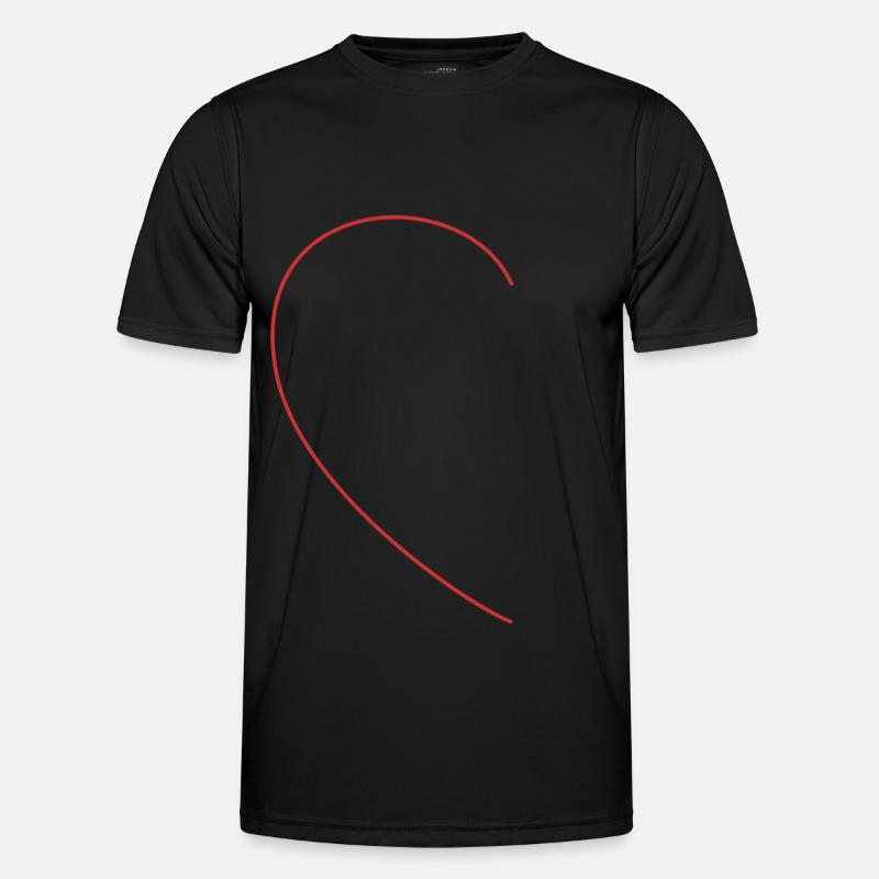 Half heart Men's Functional T-Shirt