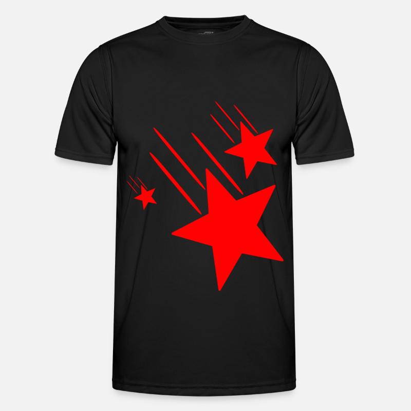 Røde stjerner Funktionsshirt til herrer