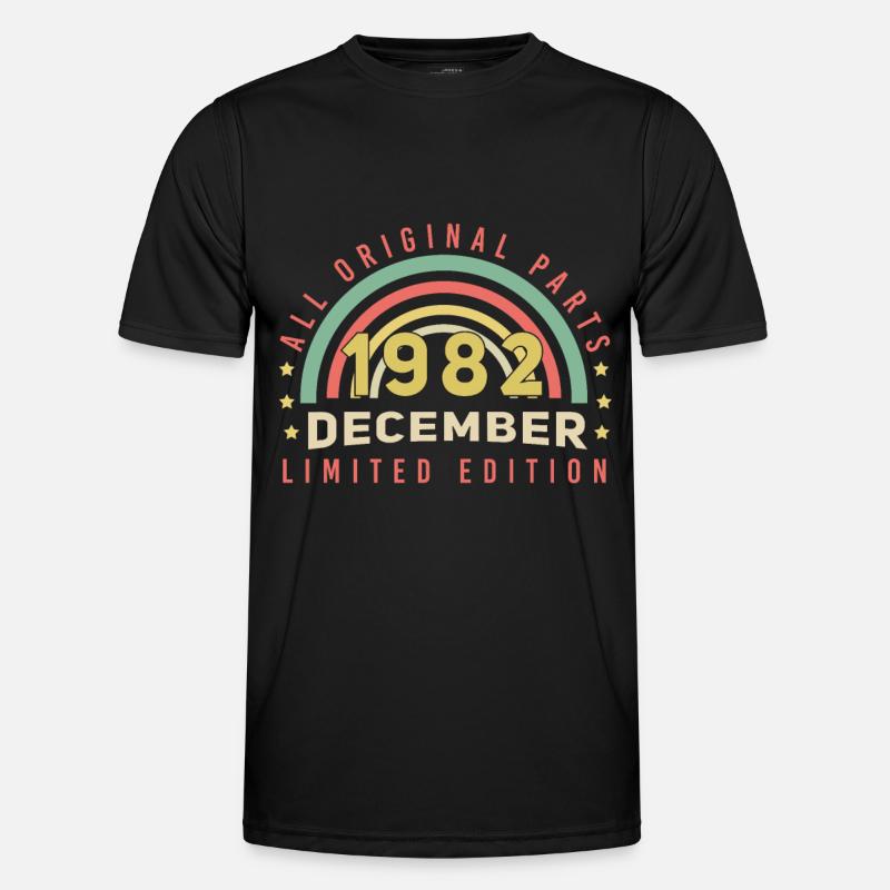 Born December 1982 Gift Men's Functional T-Shirt