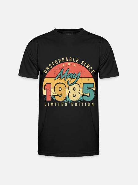 Gift May 1985 - Men's Functional T-Shirt - black