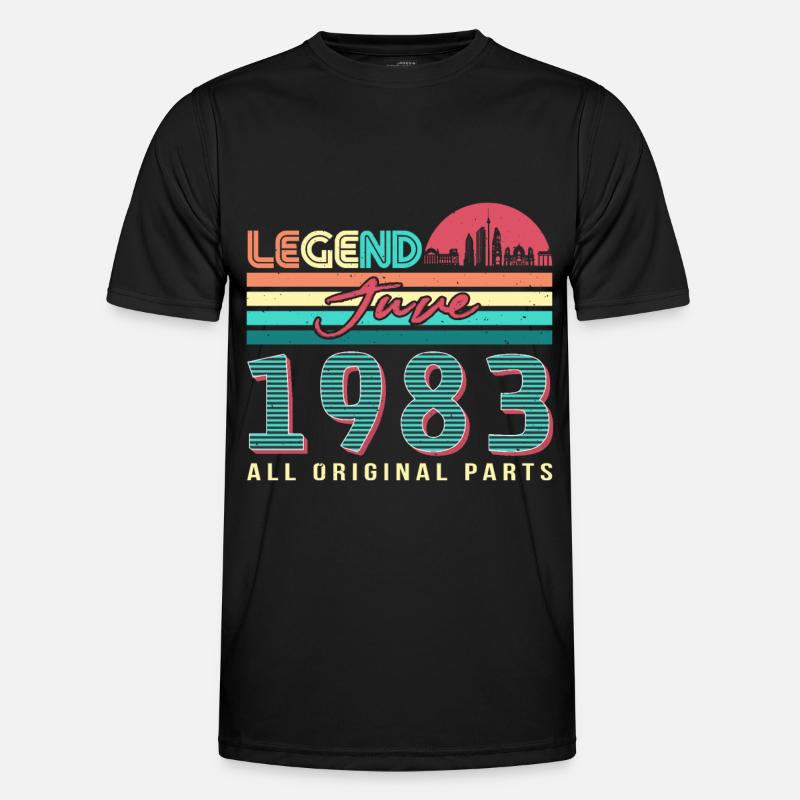 1983 June Retro - Men's Functional T-Shirt - black
