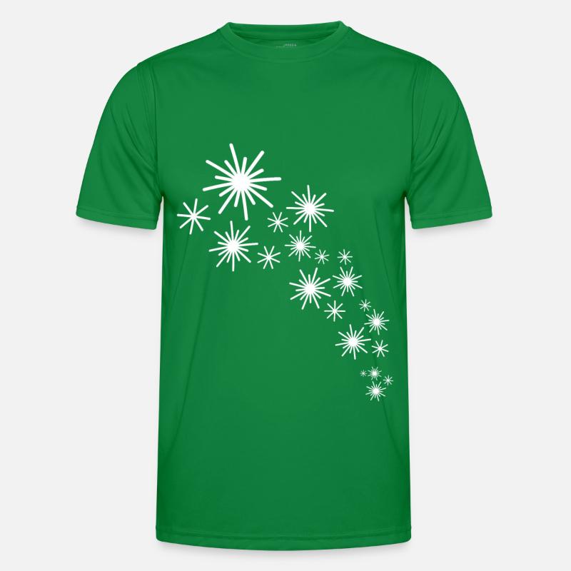 Étoiles blanches T-shirt sport Homme