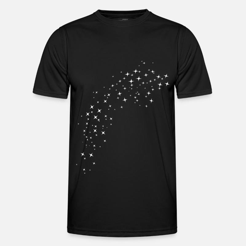 Starfall White - Men's Functional T-Shirt - black