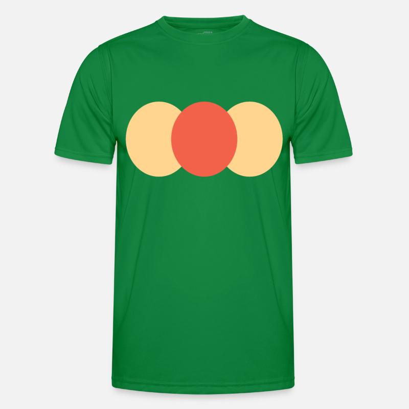 Drei Kreise Männer Funktions-T-Shirt