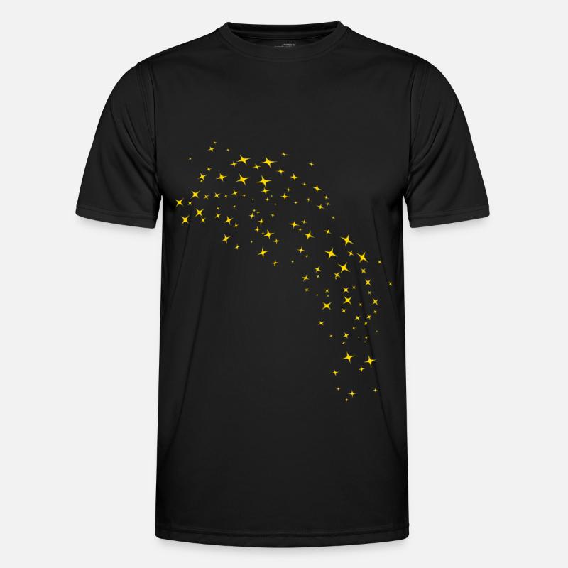 Starry Sky Gold Men's Functional T-Shirt