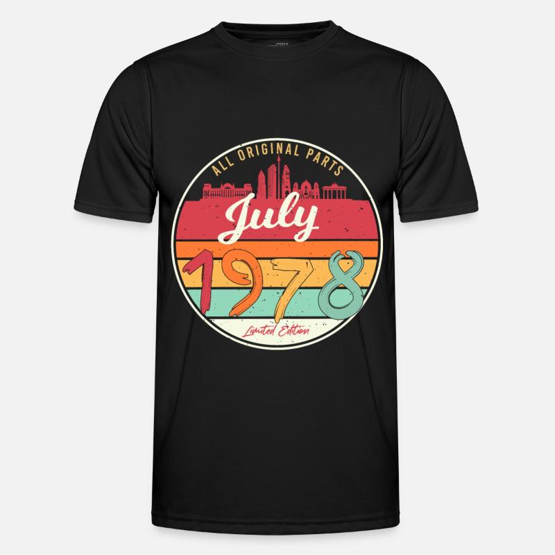 Alles Original 1978 Im Juli Männer Funktions-T-Shirt