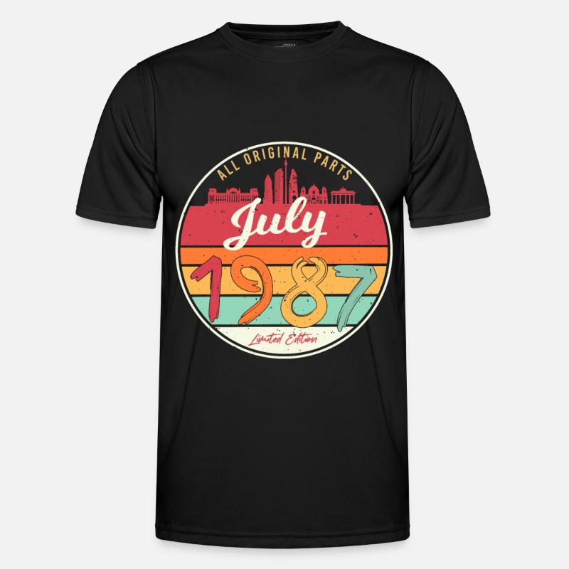 Année de construction Juillet 1987 T-shirt sport Homme