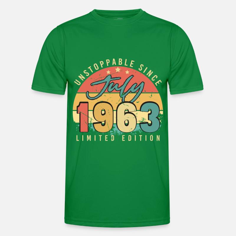 1963 July unstoppable Men's Functional T-Shirt
