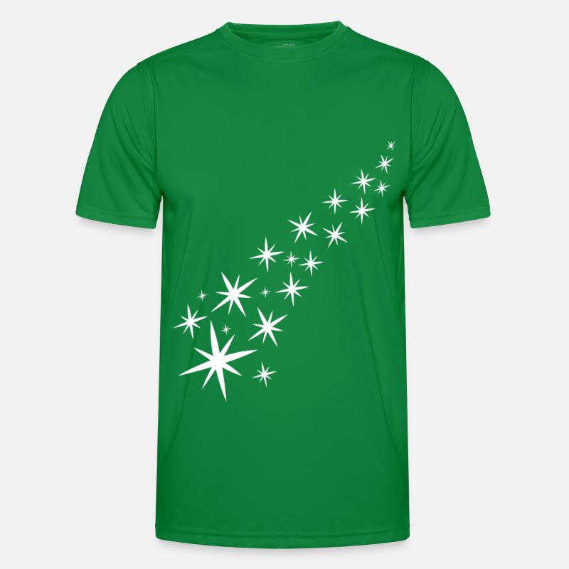 Weisse Sternenstrasse Männer Funktions-T-Shirt