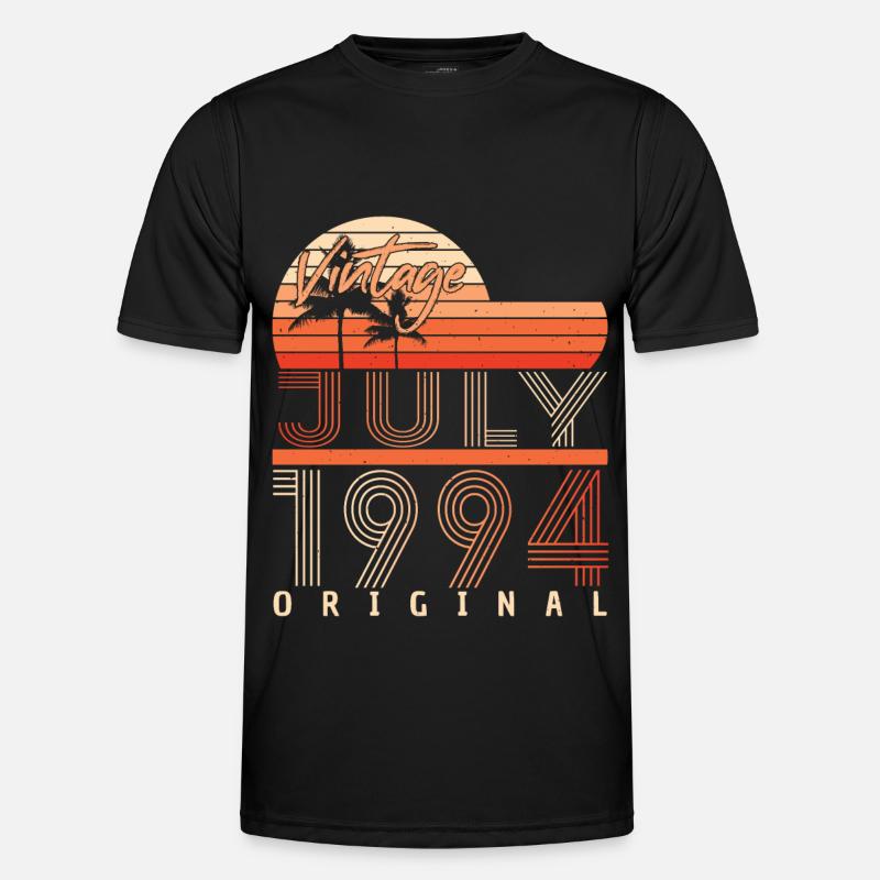 July 1994 Birthday greeting - Men's Functional T-Shirt - black
