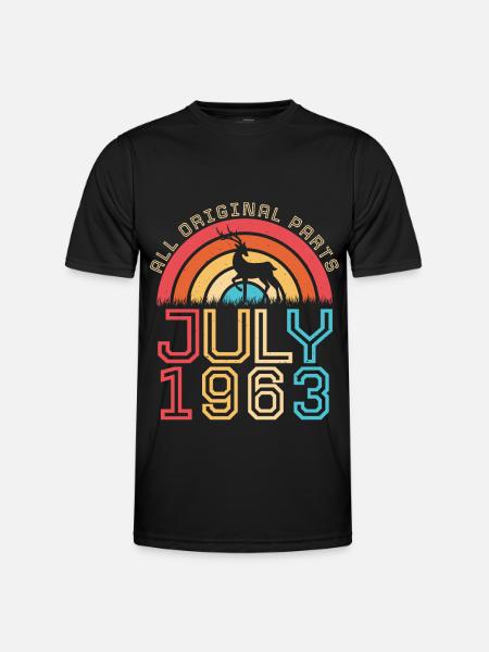 1963 July Alles Original - Men's Functional T-Shirt - black