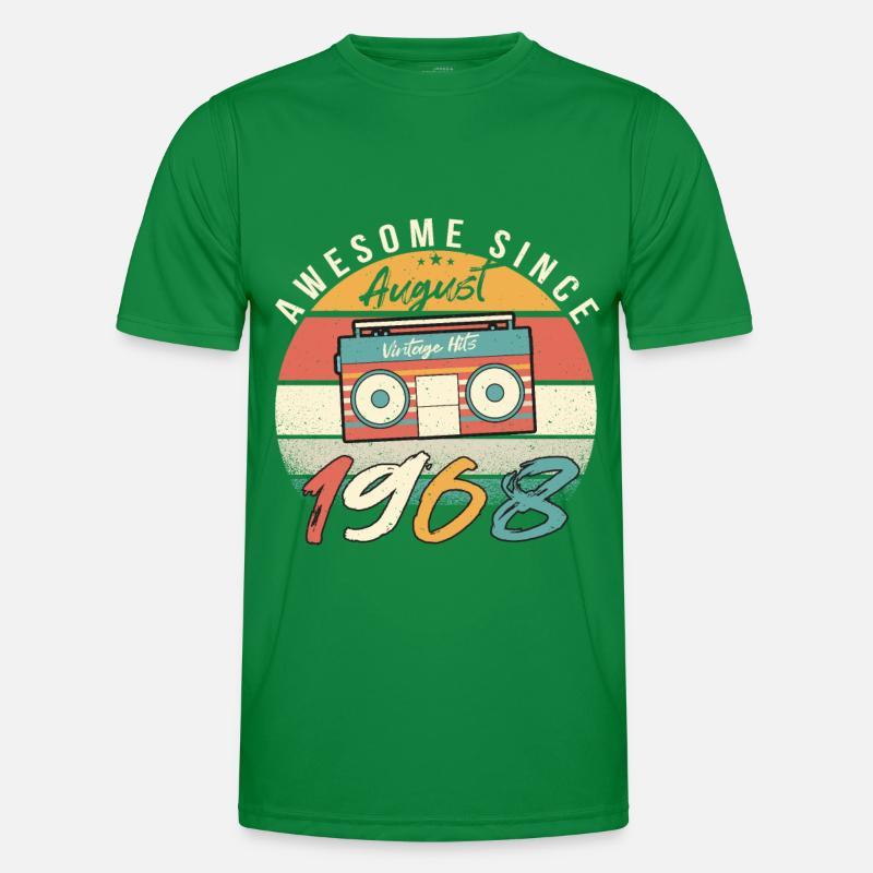 August 1968 Geschenkidee Männer Funktions-T-Shirt