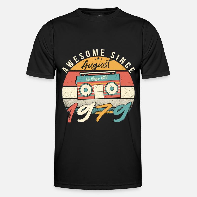 1979 July Retro - Men's Functional T-Shirt - black