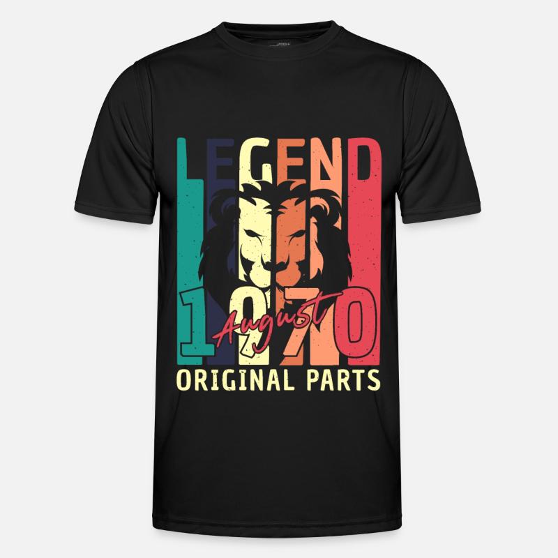 Legendary 1970 August - Men's Functional T-Shirt - black