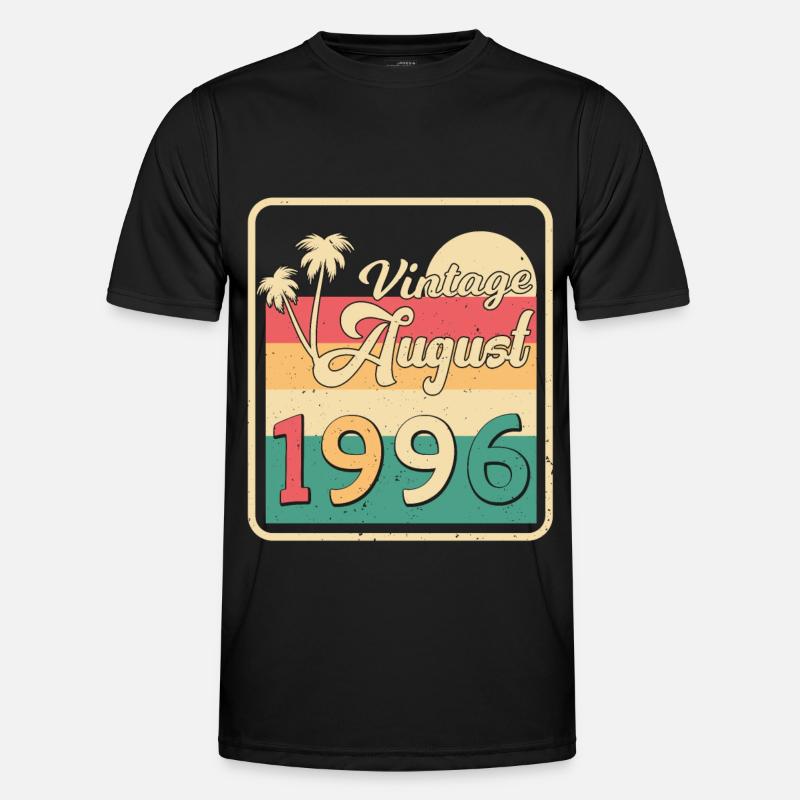 1996 August Retro - Men's Functional T-Shirt - black