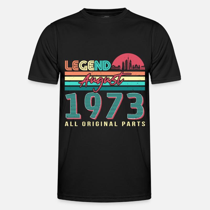 August 1973 Legend - Men's Functional T-Shirt - black