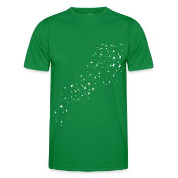 Stardust White - Men's Functional T-Shirt - kelly green - Front - AI Model Male 178 dark (178cm)