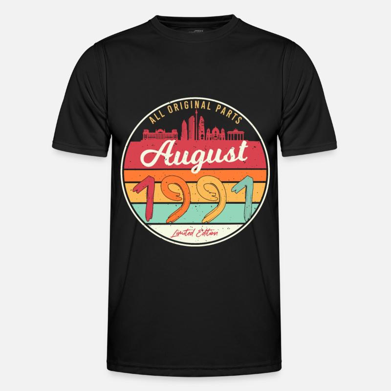 Année de construction Août 1991 T-shirt sport Homme