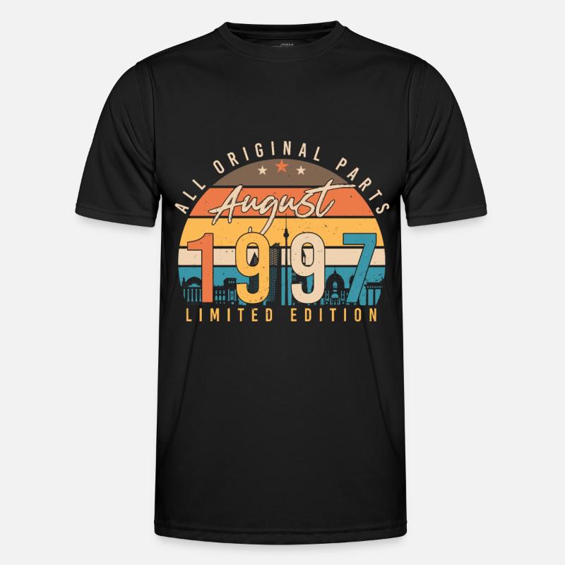 1997 August Geschenkidee Männer Funktions-T-Shirt
