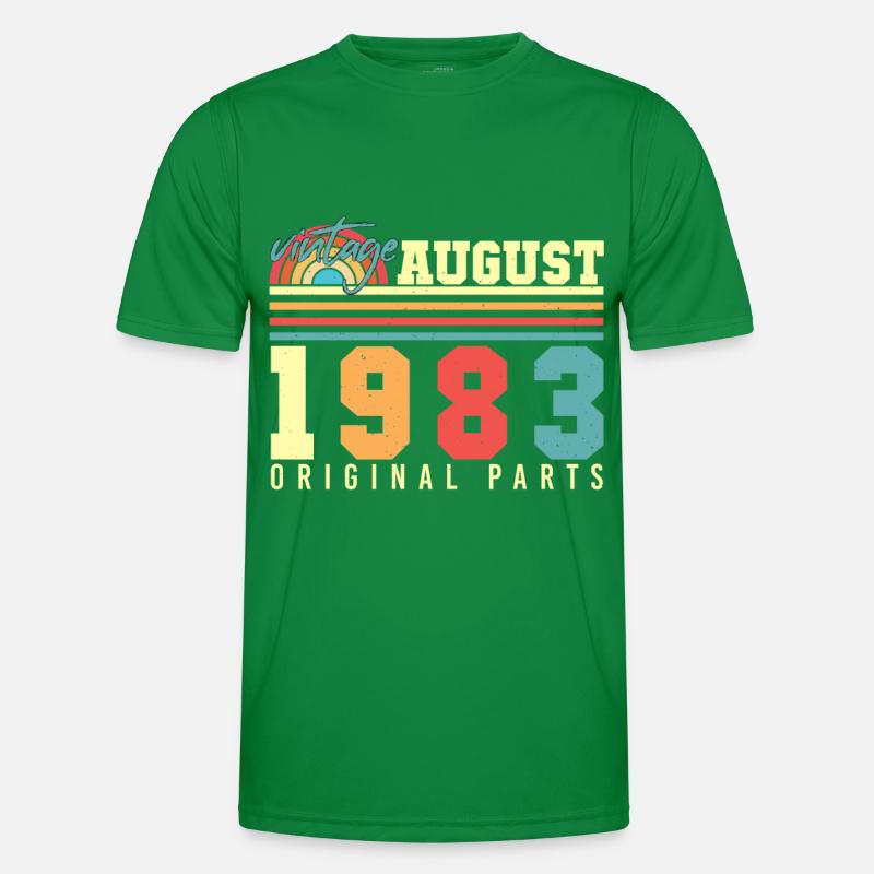 August 1983 Geschenkidee Männer Funktions-T-Shirt