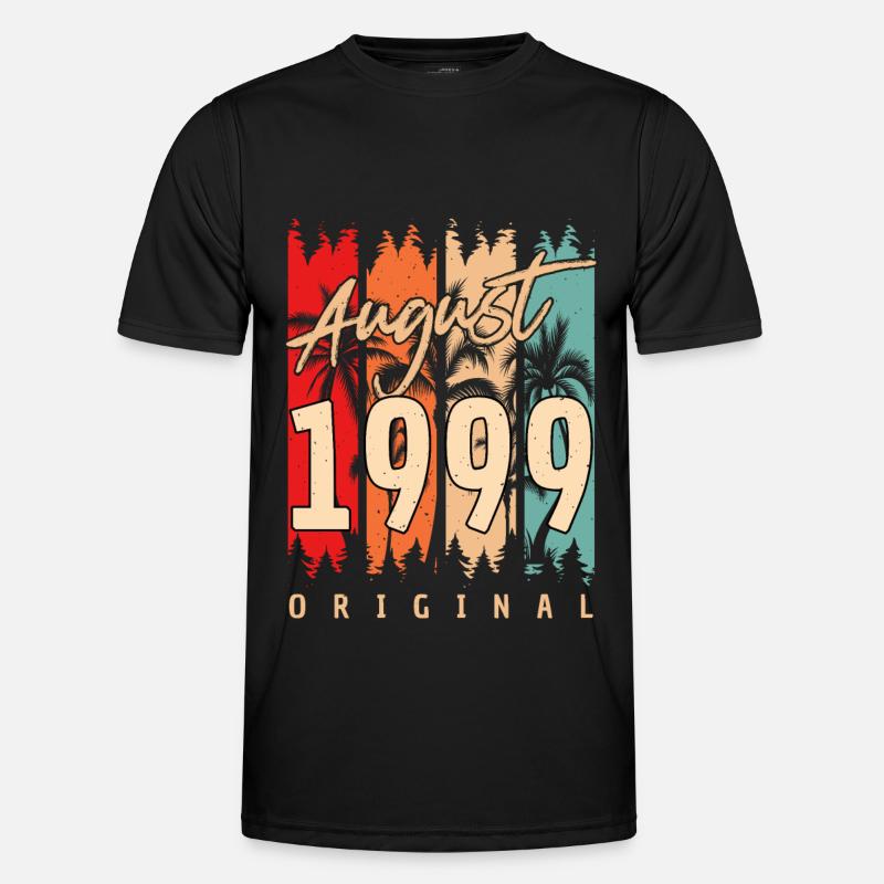 Geburtsmonat August 1999 Männer Funktions-T-Shirt