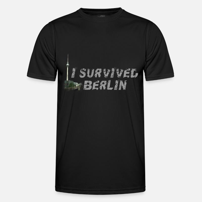 i survived berlin Men's Functional T-Shirt