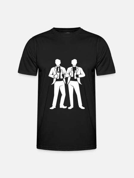 Crew Party Group - Men's Functional T-Shirt - black