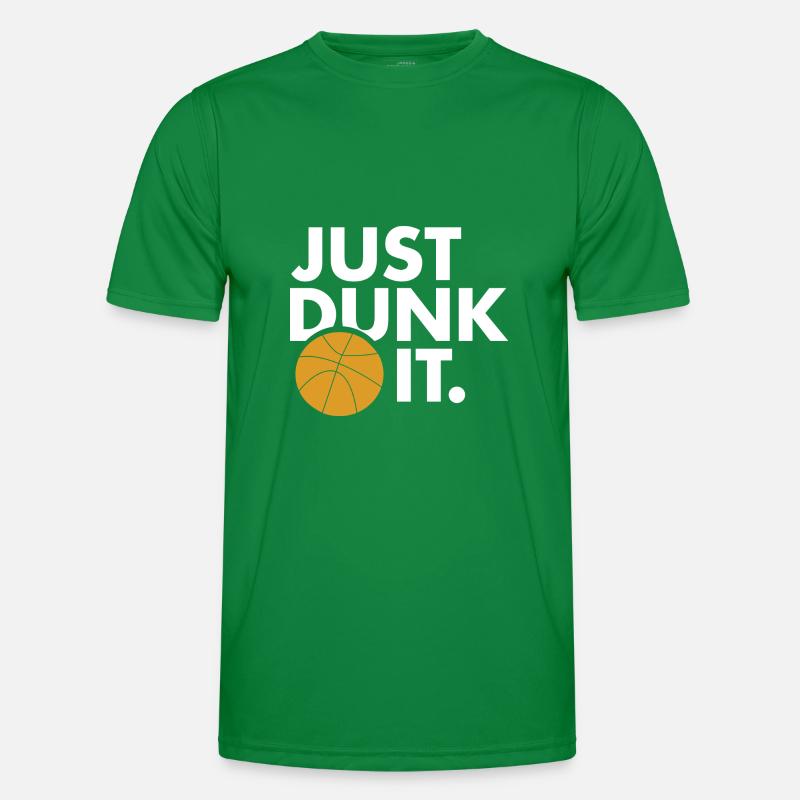 Einfach dunken Männer Funktions-T-Shirt